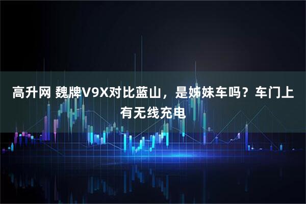 高升网 魏牌V9X对比蓝山，是姊妹车吗？车门上有无线充电